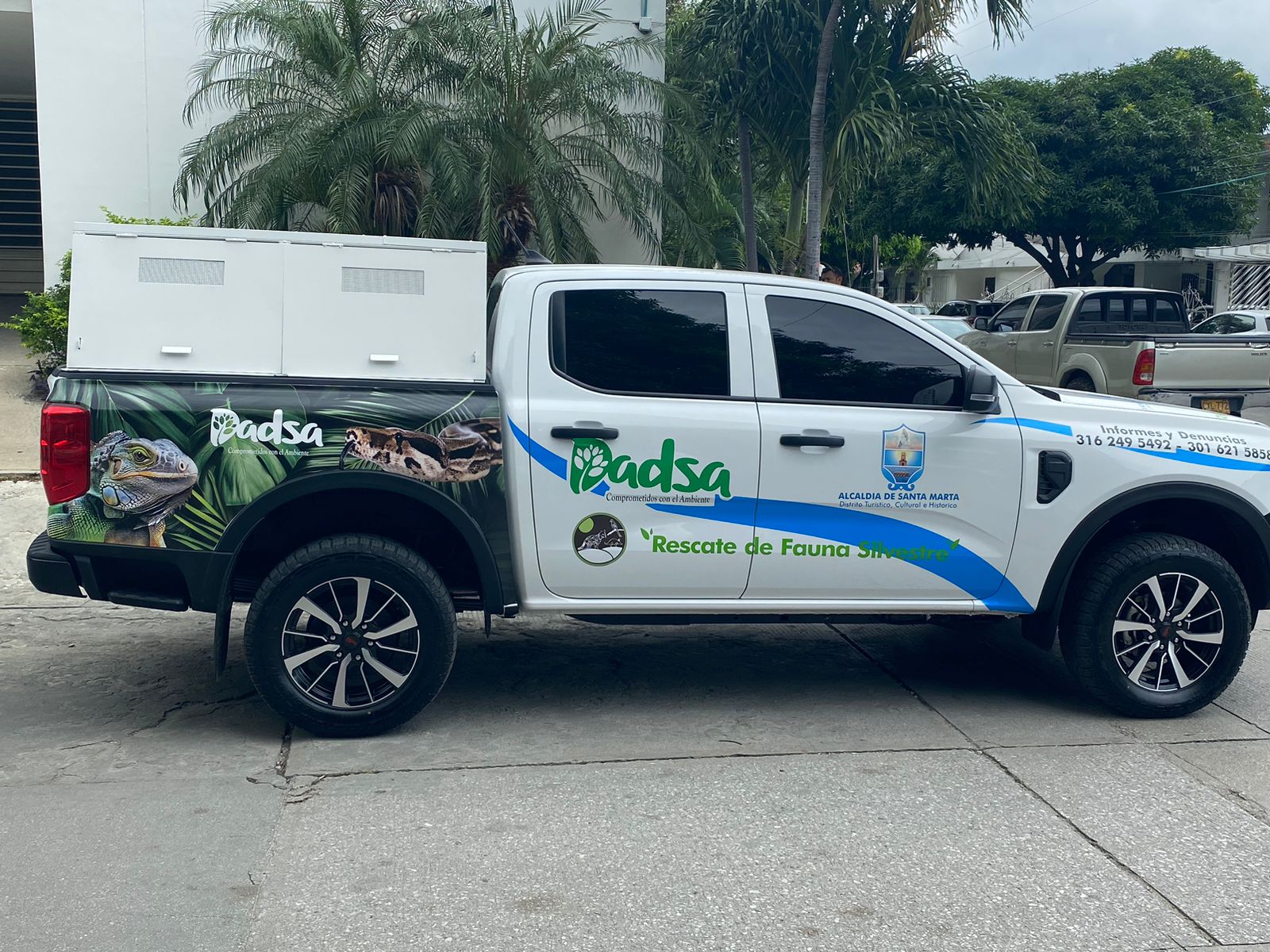 Unidad movil de rescate a fauna y flora del dadsa