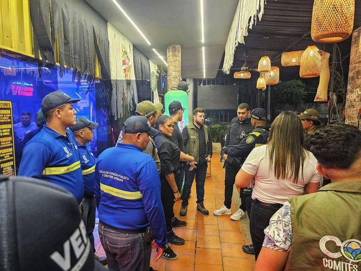 se realizo operativo de control de ruido acompañado del dadsa y la policia metropolitana