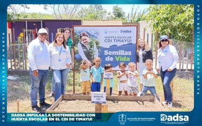 DADSA impulsa la sostenibilidad con huerta escolar en el CDI de Timayui